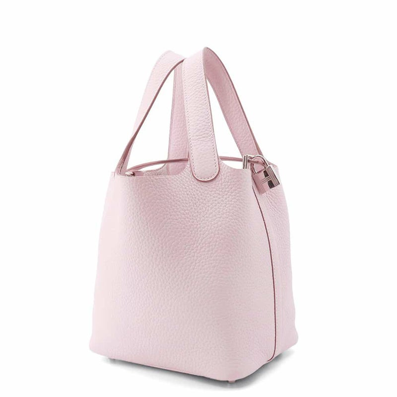 エルメス ハンドバッグ ピコタンロックPM モーヴペール/シルバー金具 トリヨンクレマンス W刻印