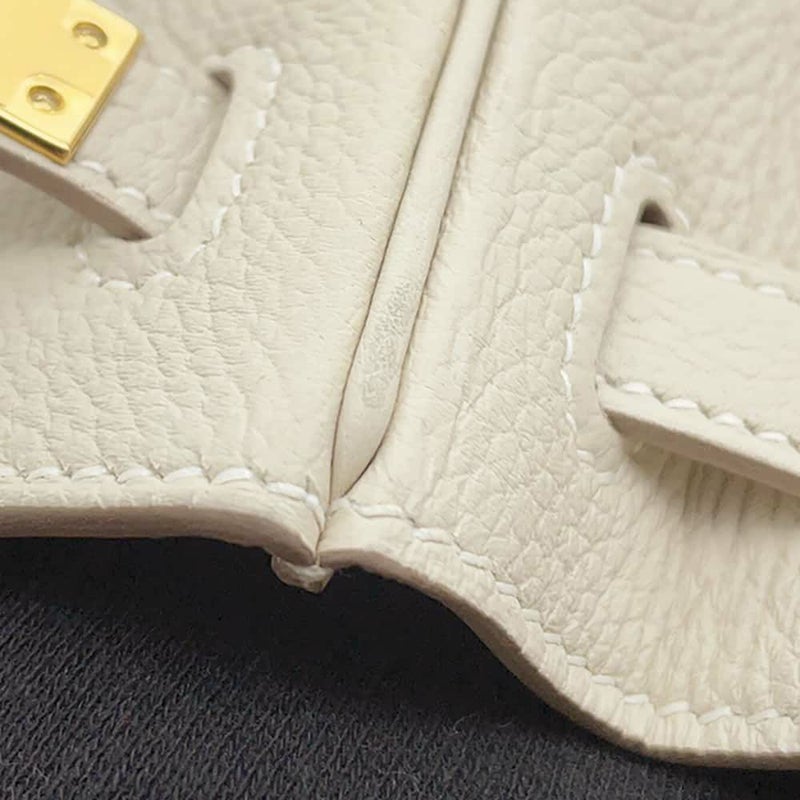 エルメス ハンドバッグ ケリー25 内縫い クレ/ゴールド金具 トゴ Z刻印 HERMES 2wayショルダー