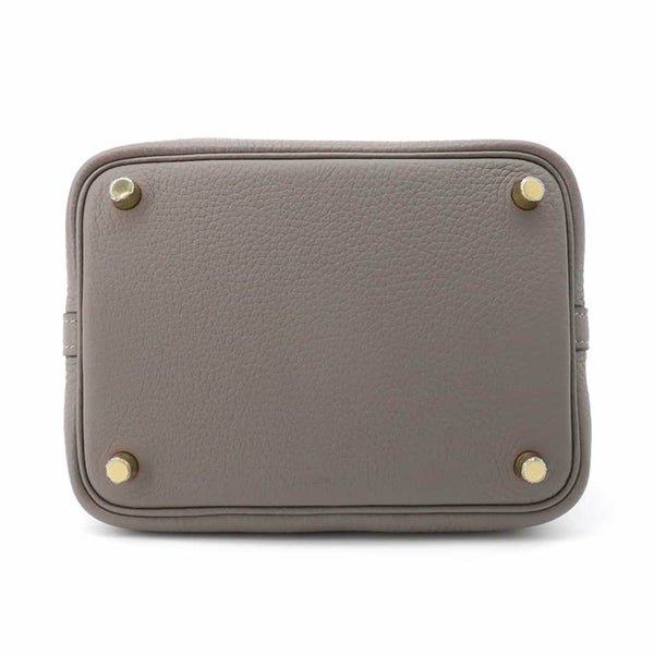 エルメス ハンドバッグ ピコタンロックPM グリメイヤー/ゴールド金具 トリヨンクレマンス U刻印