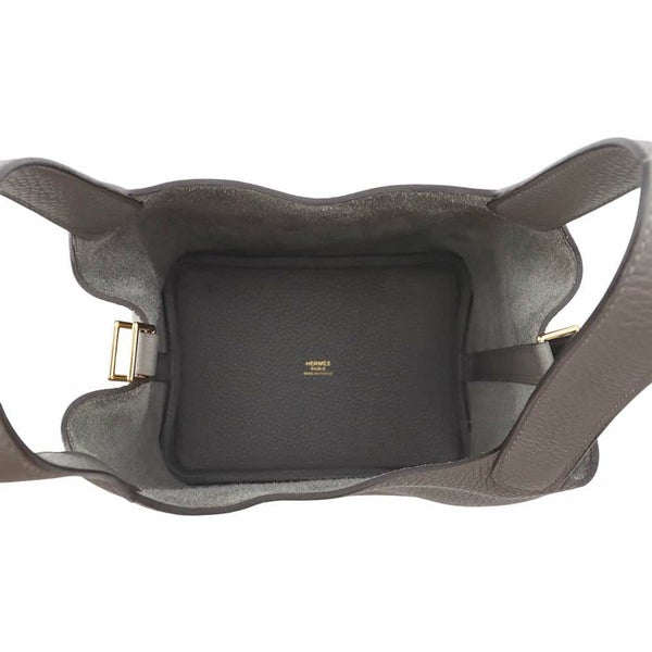 エルメス ハンドバッグ ピコタンロックPM グリメイヤー/ゴールド金具 トリヨンクレマンス U刻印