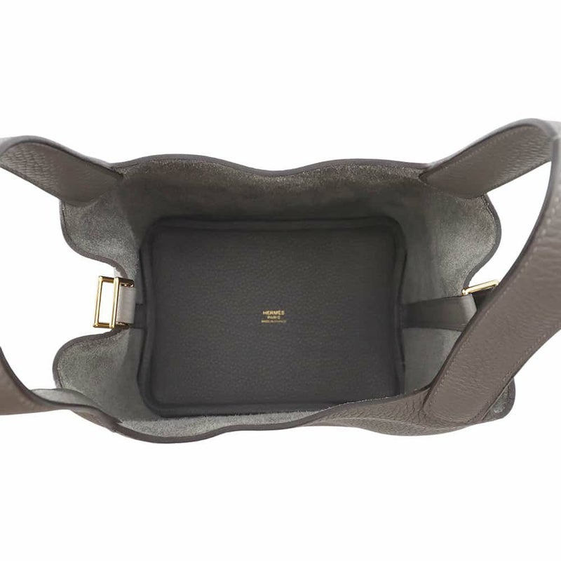 エルメス ハンドバッグ ピコタンロックPM グリメイヤー/ゴールド金具 トリヨンクレマンス U刻印