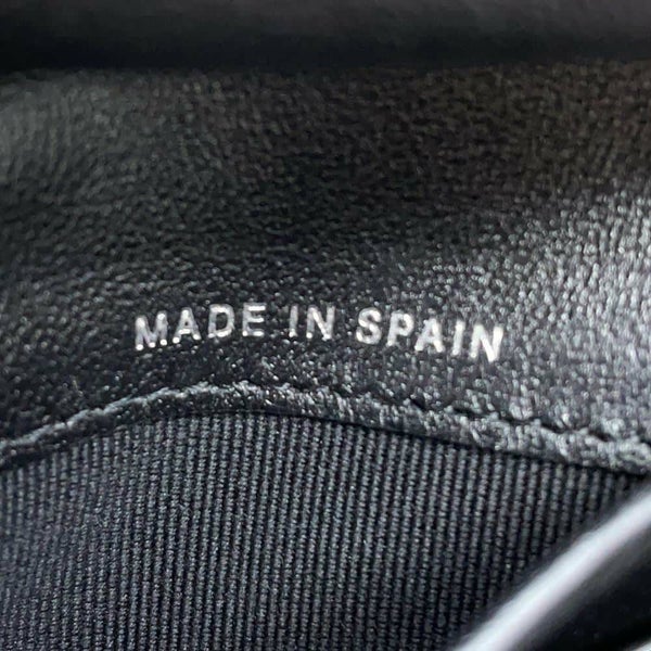 シャネル 二つ折り財布 マトラッセ ココマーク ラムスキン AP3407 CHANEL 財布 黒