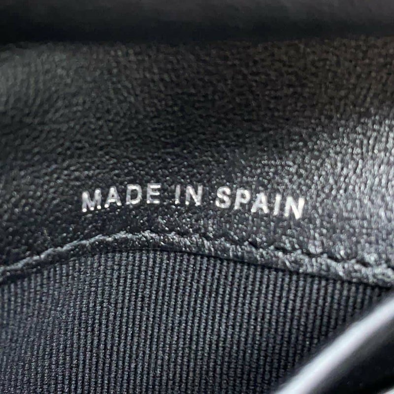 シャネル 二つ折り財布 マトラッセ ココマーク ラムスキン AP3407 CHANEL 財布 黒