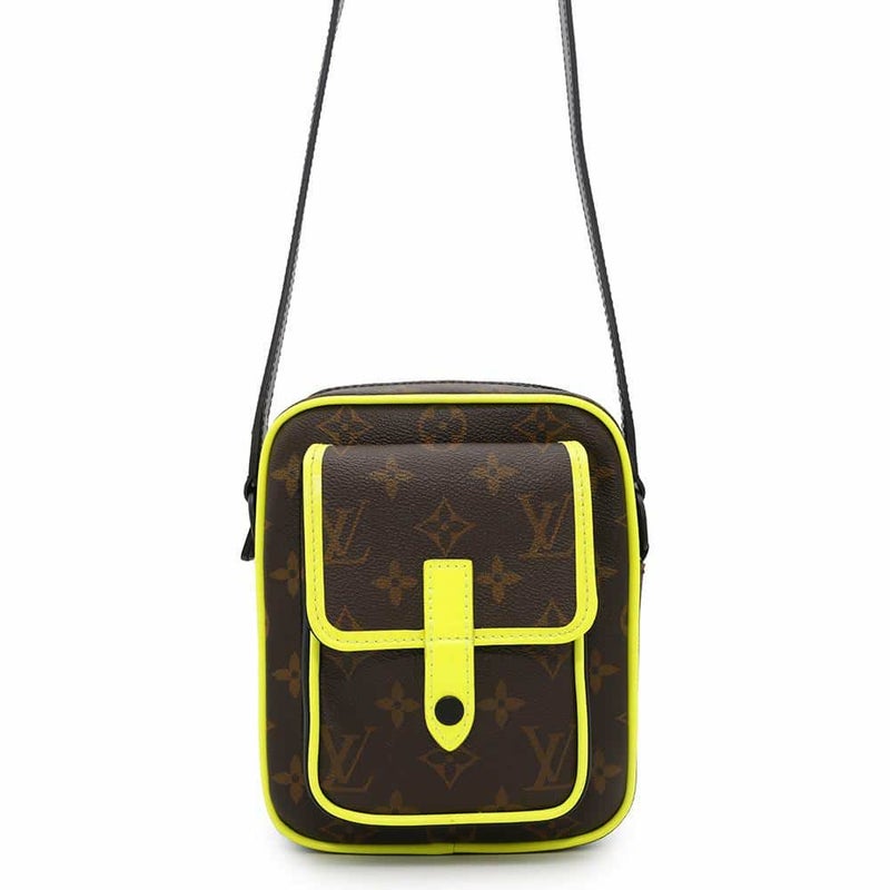 ルイヴィトン ショルダーバッグ モノグラム・マカサー クリストファー・ウエアラブルウォレット M80793 バッグ ブラック 黒