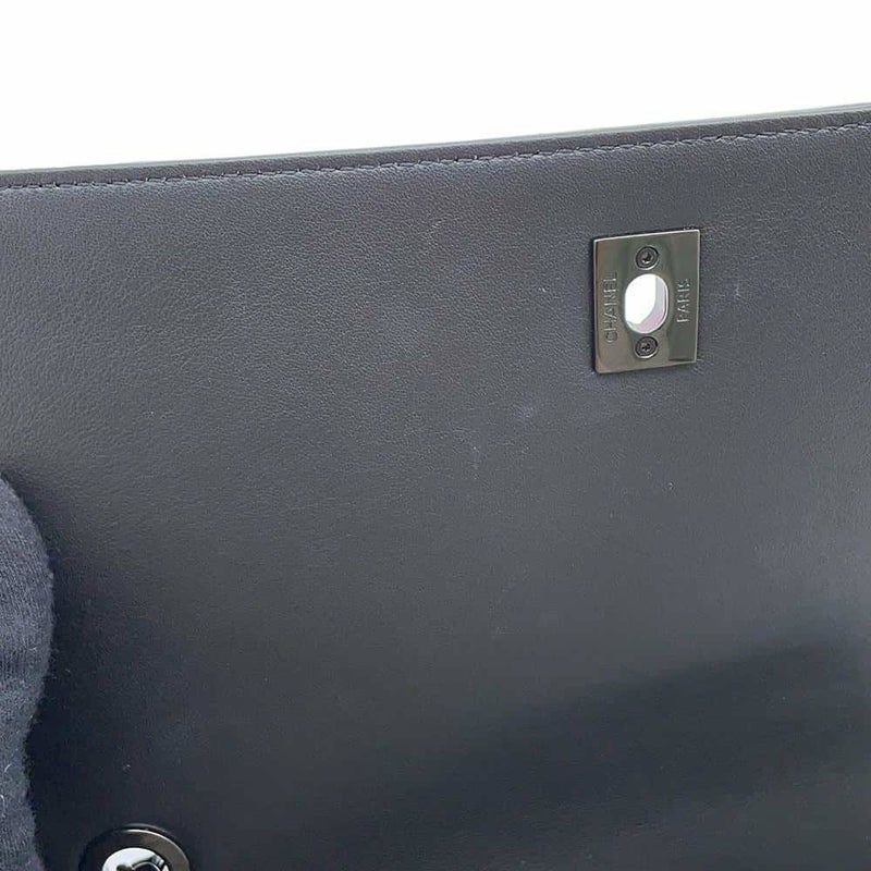 シャネル チェーンショルダーバッグ ココマーク フルフラップ レザー CHANEL バッグ 黒