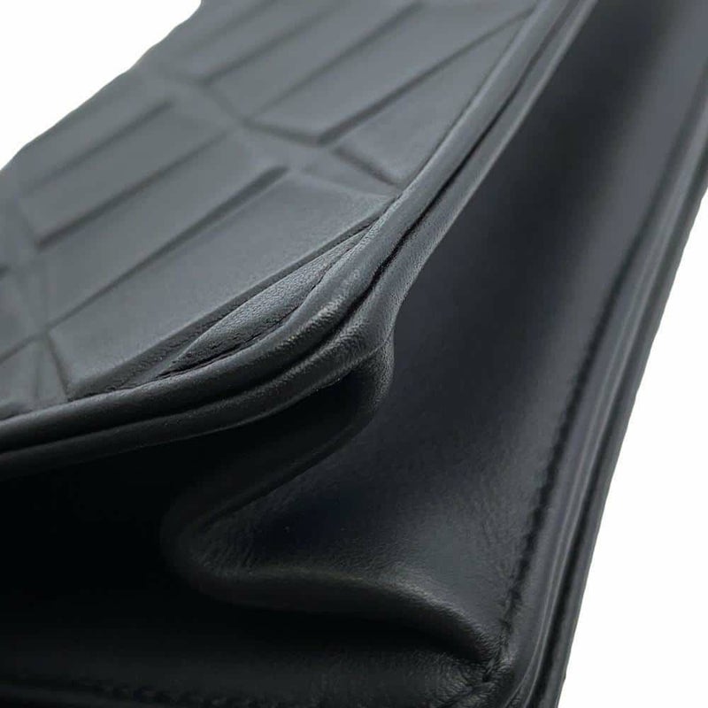 シャネル チェーンショルダーバッグ ココマーク フルフラップ レザー CHANEL バッグ 黒