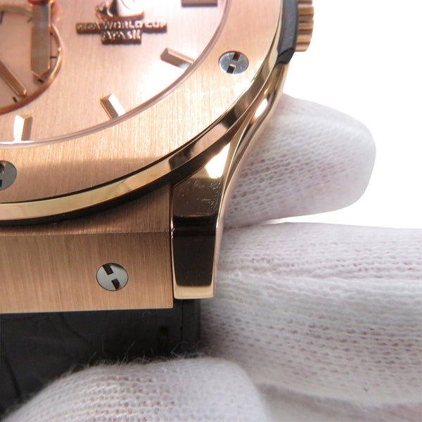 ウブロ クラシック フュージョン クラシコ ウルトラシン 2014年FIFAワールドカップ 世界限定100本 515.OX.0210.LR.FIFI4 ピンクゴールド文字盤