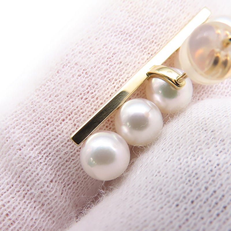 タサキ ピアス バランス プラス イヤリング あこや真珠 パール K18YGイエローゴールド E-3842-18KYG TASAKI ジュエリー