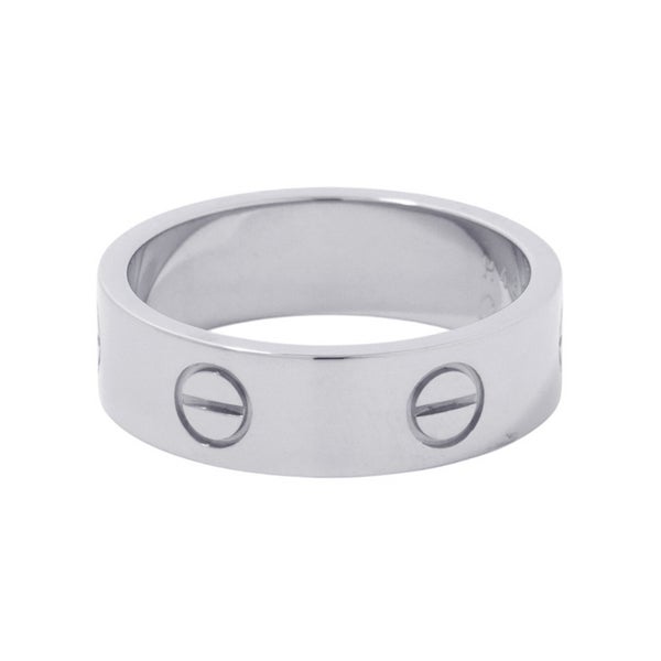 カルティエ リング LOVE リング クラシックモデル K18WGホワイトゴールド サイズ57 Cartier 指輪 ラブリング