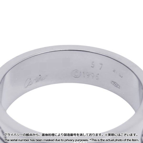 カルティエ リング LOVE リング クラシックモデル K18WGホワイトゴールド サイズ57 Cartier 指輪 ラブリング