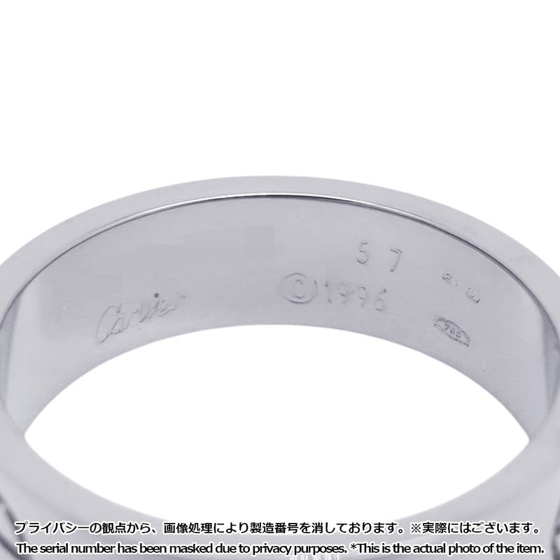 カルティエ リング LOVE リング クラシックモデル K18WGホワイトゴールド サイズ57 Cartier 指輪 ラブリング