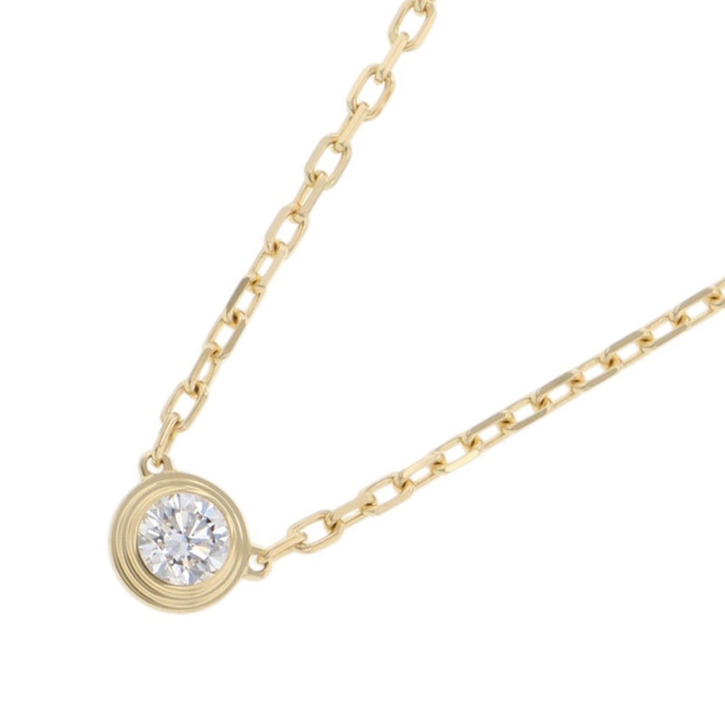 カルティエ ネックレス ダムール SM スモールモデル ダイヤモンド 1P 0.09ct K18YGイエローゴールド B7215800 Cartier ペンダント