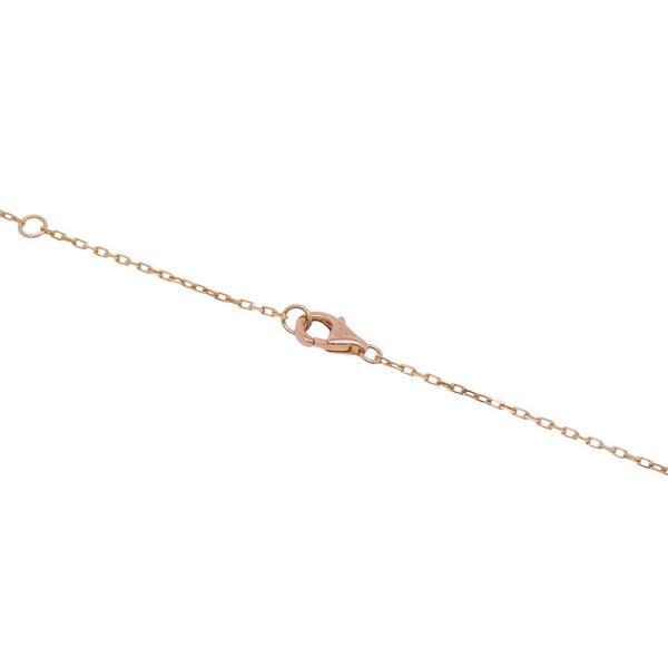 カルティエ ネックレス ロゴ ドゥーブルC ダイヤモンド K18PGピンクゴールド B7219200 Cartier ペンダント