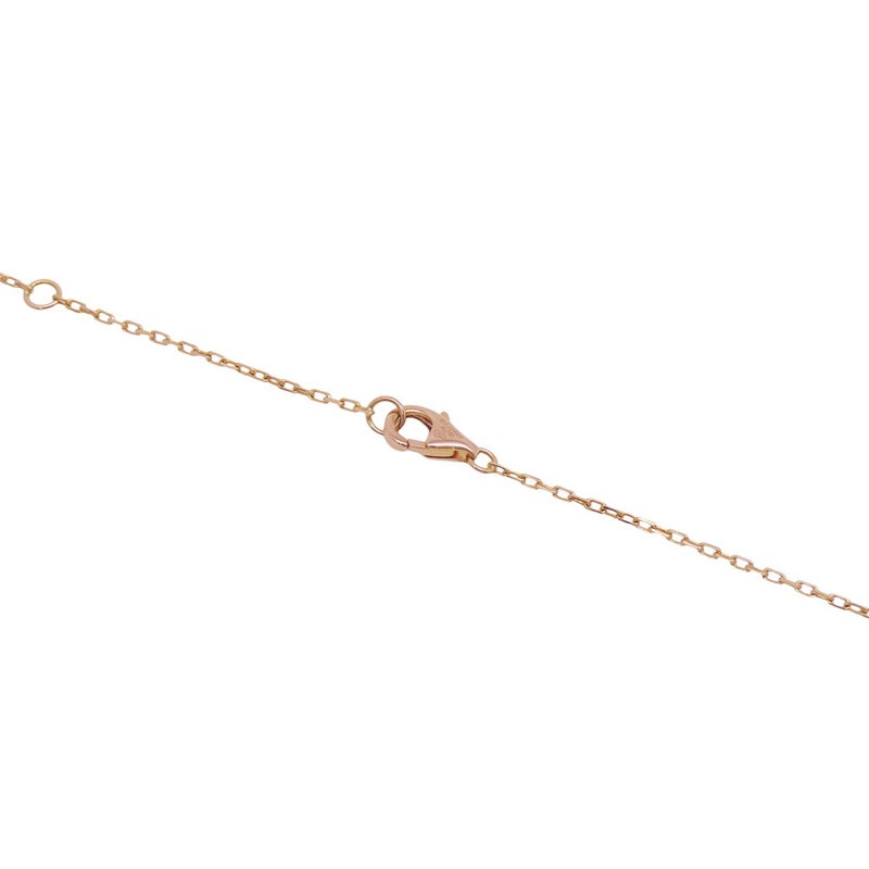 カルティエ ネックレス ロゴ ドゥーブルC ダイヤモンド K18PGピンクゴールド B7219200 Cartier ペンダント