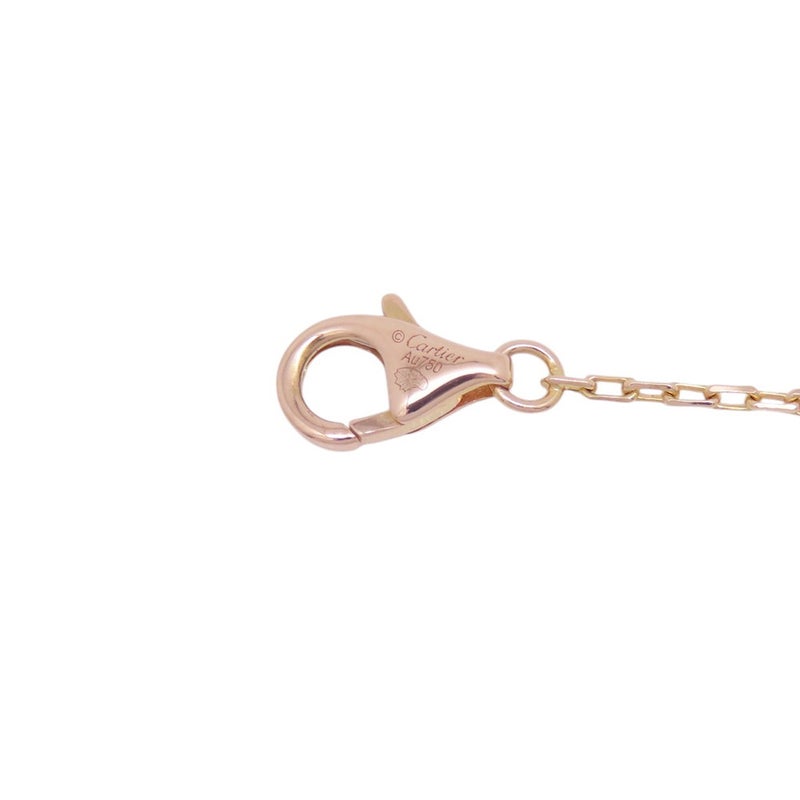 カルティエ ネックレス ロゴ ドゥーブルC ダイヤモンド K18PGピンクゴールド B7219200 Cartier ペンダント