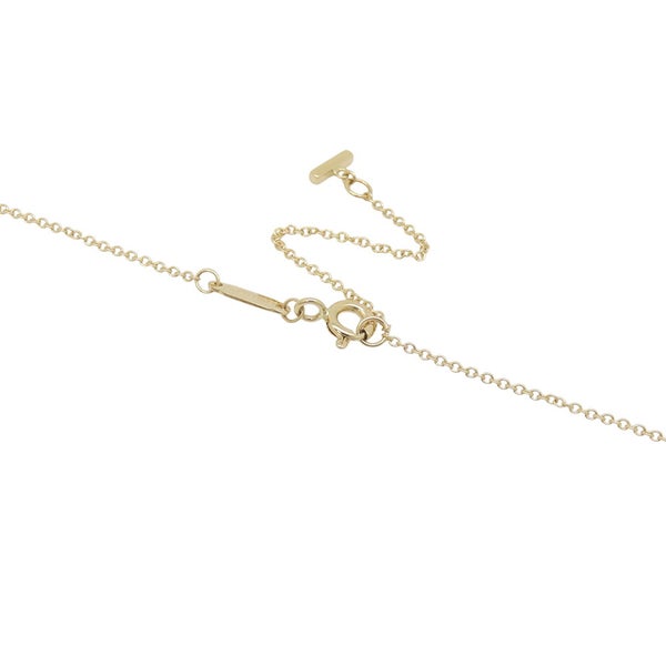 ティファニー ネックレス Tスマイル ペンダント ミニ ダイヤモンド 計0.03ct K18YGイエローゴールド 62617683 Tiffany&Co.