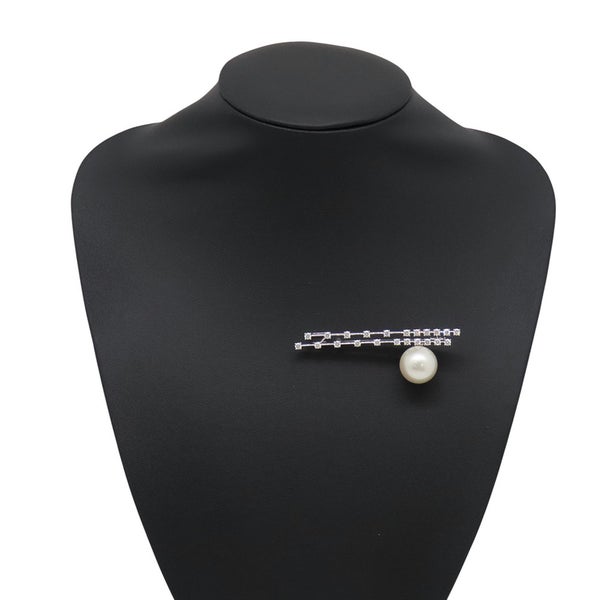 タサキ ブローチ シロチョウガイパール ダイヤモンド 計1.51ct K18WGホワイトゴールド TASAKI ジュエリー