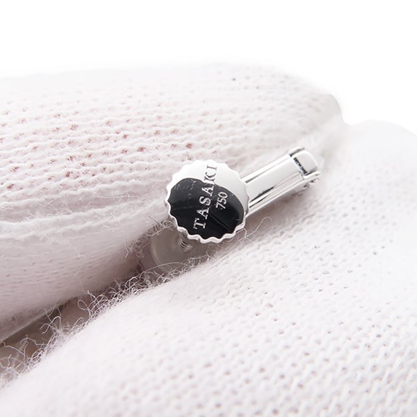 タサキ イヤリング バランス プラス ダイヤモンド パヴェ あこや真珠/ダイヤ 計0.16ct K18WG E-3913-18KWG TASAKI パール