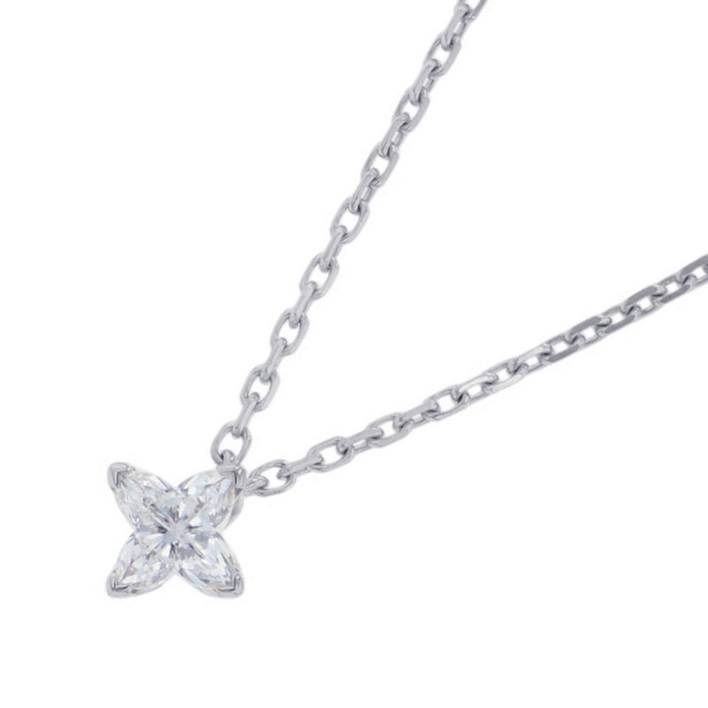 ルイヴィトン ネックレス LV ダイヤモンド ペンダント スター ダイヤ 7P 計約0.35ct K18WGホワイトゴールド Q03019 LOUIS VUITTON