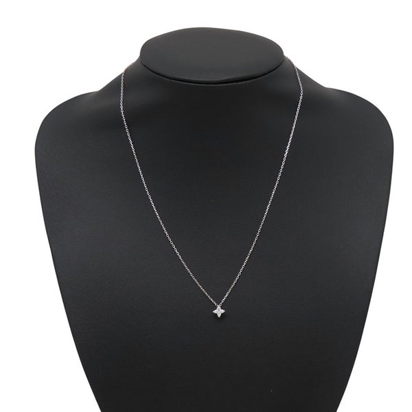 ルイヴィトン ネックレス LV ダイヤモンド ペンダント スター ダイヤ 7P 計約0.35ct K18WGホワイトゴールド Q03019 LOUIS VUITTON