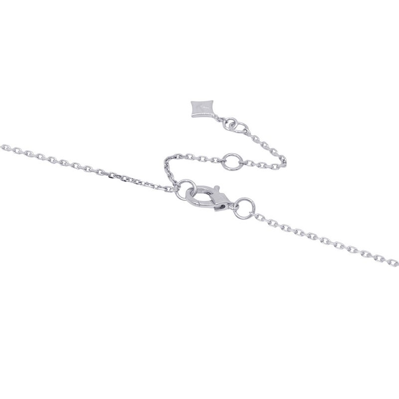 ルイヴィトン ネックレス LV ダイヤモンド ペンダント スター ダイヤ 7P 計約0.35ct K18WGホワイトゴールド Q03019 LOUIS VUITTON