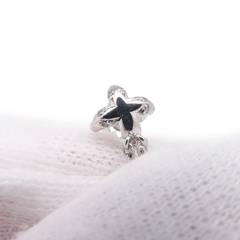 ルイヴィトン ネックレス LV ダイヤモンド ペンダント スター ダイヤ 7P 計約0.35ct K18WGホワイトゴールド Q03019 LOUIS VUITTON