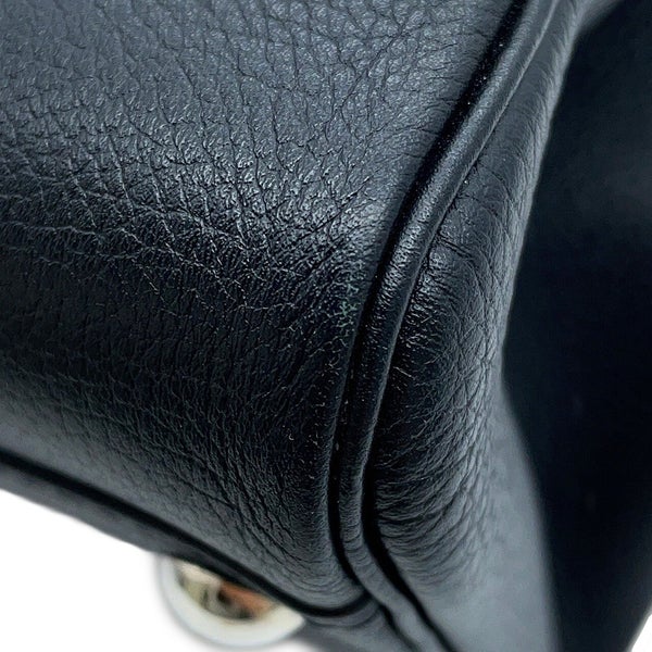 デルヴォー ハンドバッグ ブリヨンMM カーフレザー Delvaux 2wayショルダーバッグ 黒