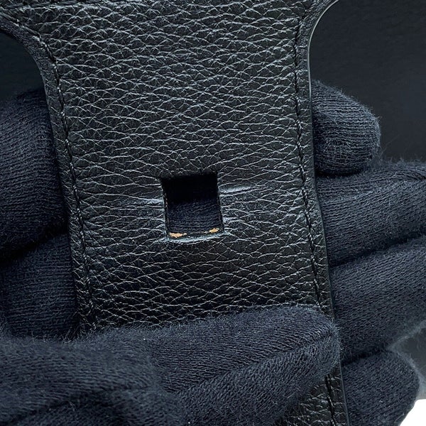 デルヴォー ハンドバッグ ブリヨンMM カーフレザー Delvaux 2wayショルダーバッグ 黒