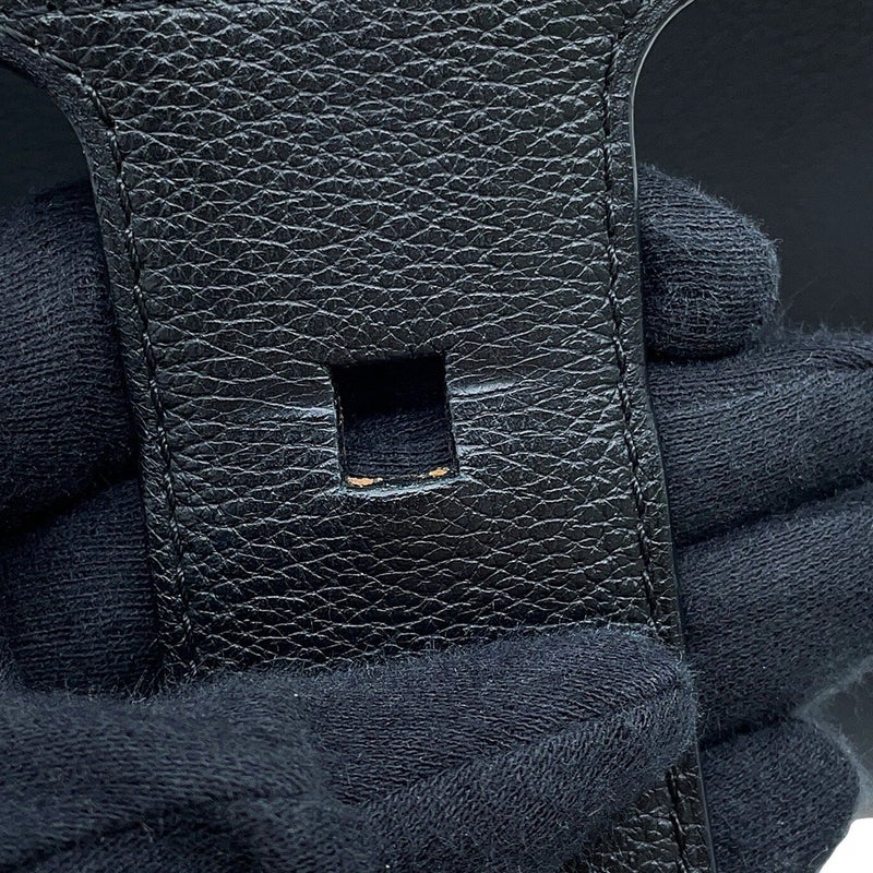 デルヴォー ハンドバッグ ブリヨンMM カーフレザー Delvaux 2wayショルダーバッグ 黒