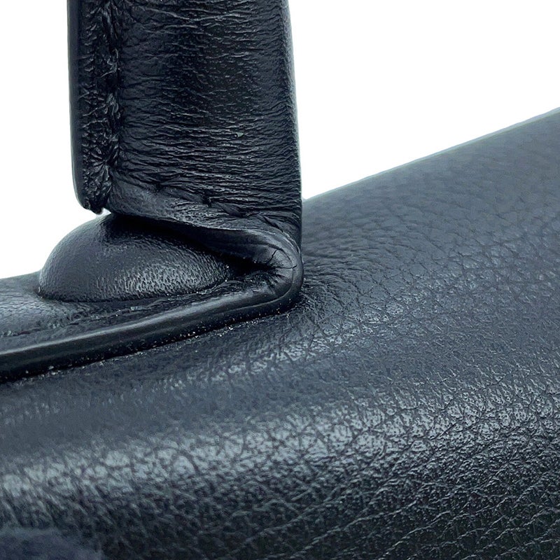 デルヴォー ハンドバッグ ブリヨンMM カーフレザー Delvaux 2wayショルダーバッグ 黒