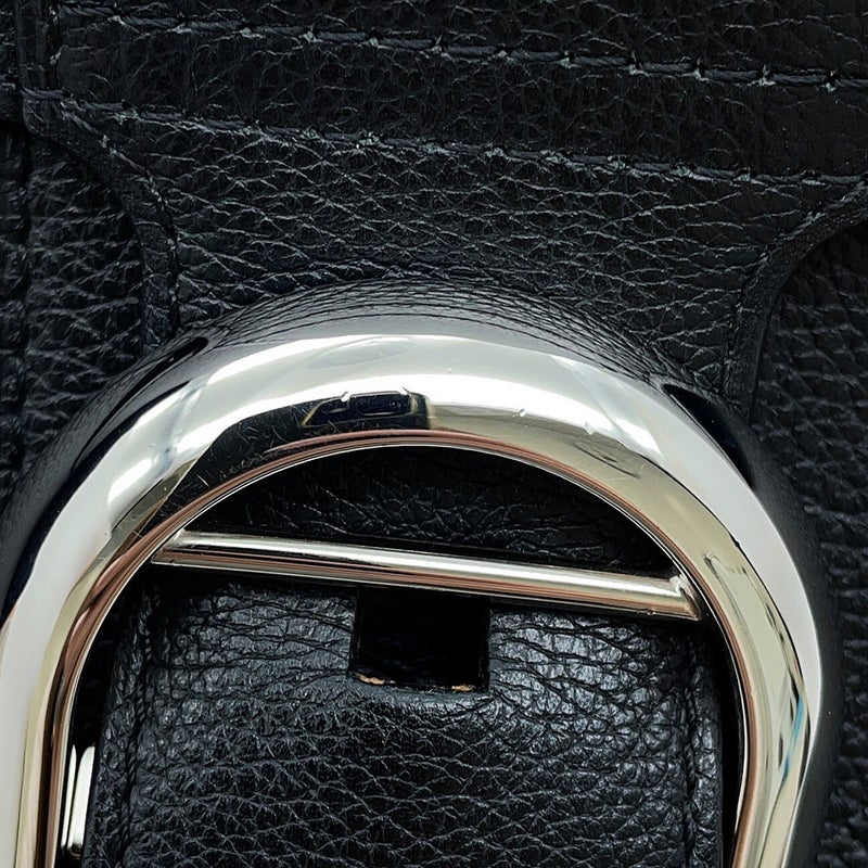 デルヴォー ハンドバッグ ブリヨンMM カーフレザー Delvaux 2wayショルダーバッグ 黒