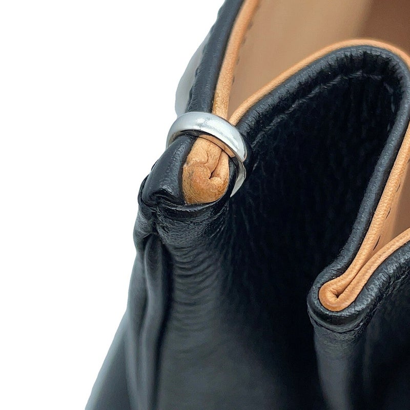 デルヴォー ハンドバッグ ブリヨンMM カーフレザー Delvaux 2wayショルダーバッグ 黒