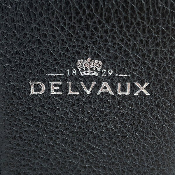 デルヴォー ハンドバッグ ブリヨンMM カーフレザー Delvaux 2wayショルダーバッグ 黒
