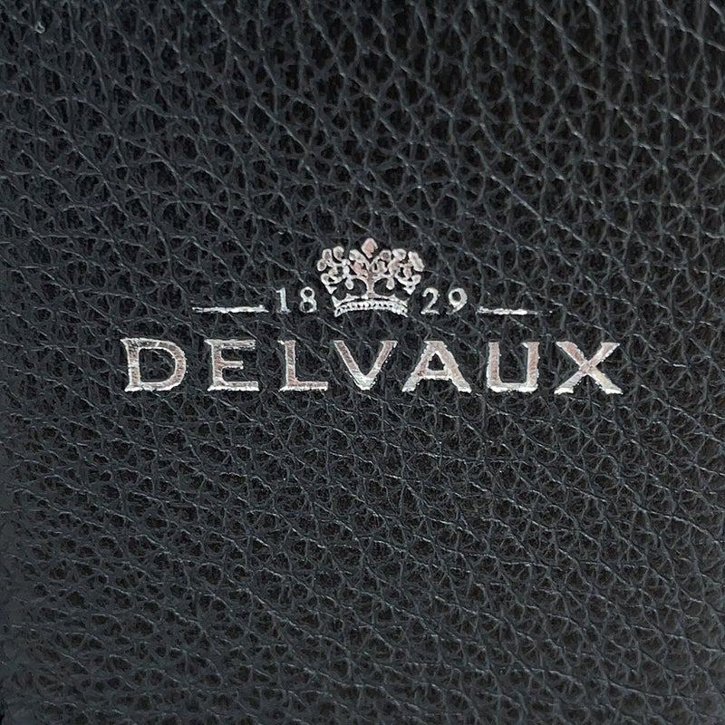 デルヴォー ハンドバッグ ブリヨンMM カーフレザー Delvaux 2wayショルダーバッグ 黒