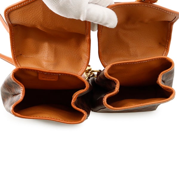 セリーヌ リュック マカダム ツイン ミニリュック PVC/レザー CELINE バッグパック