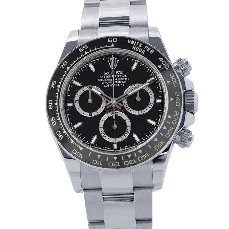 ロレックス コスモグラフ デイトナ ランダムシリアル ルーレット 126500LN ROLEX 腕時計 黒文字盤