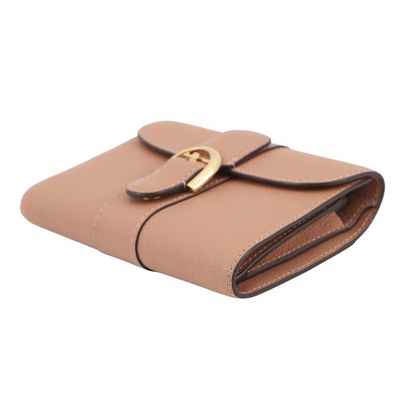 デルヴォー 三つ折り財布 ブリヨン コンパクトウォレット ロデオグレインカーフレザー AB0616AAU024FDO Delvaux デルボー