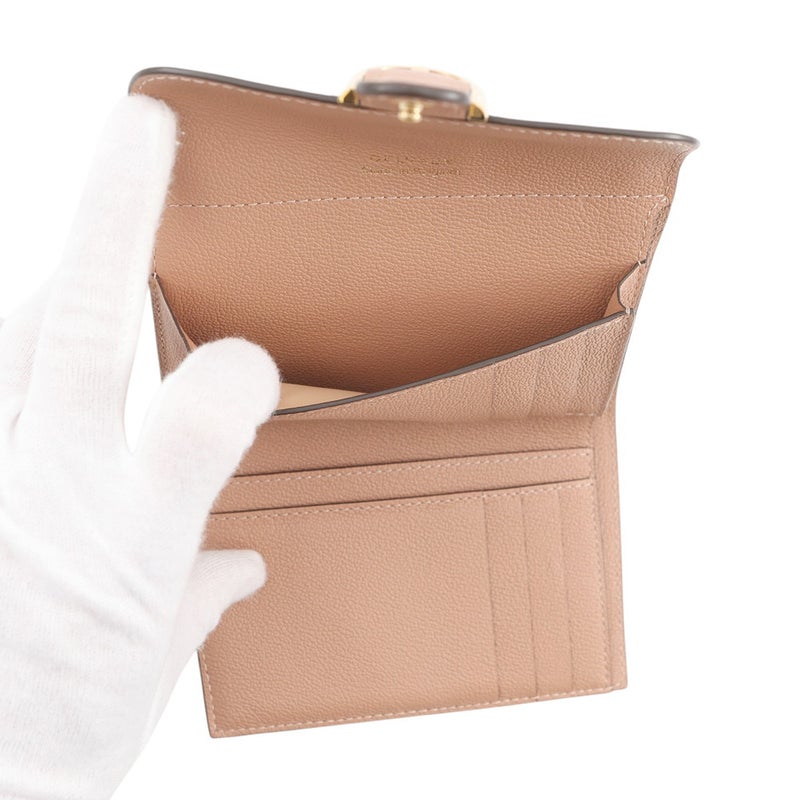 デルヴォー 三つ折り財布 ブリヨン コンパクトウォレット ロデオグレインカーフレザー AB0616AAU024FDO Delvaux デルボー