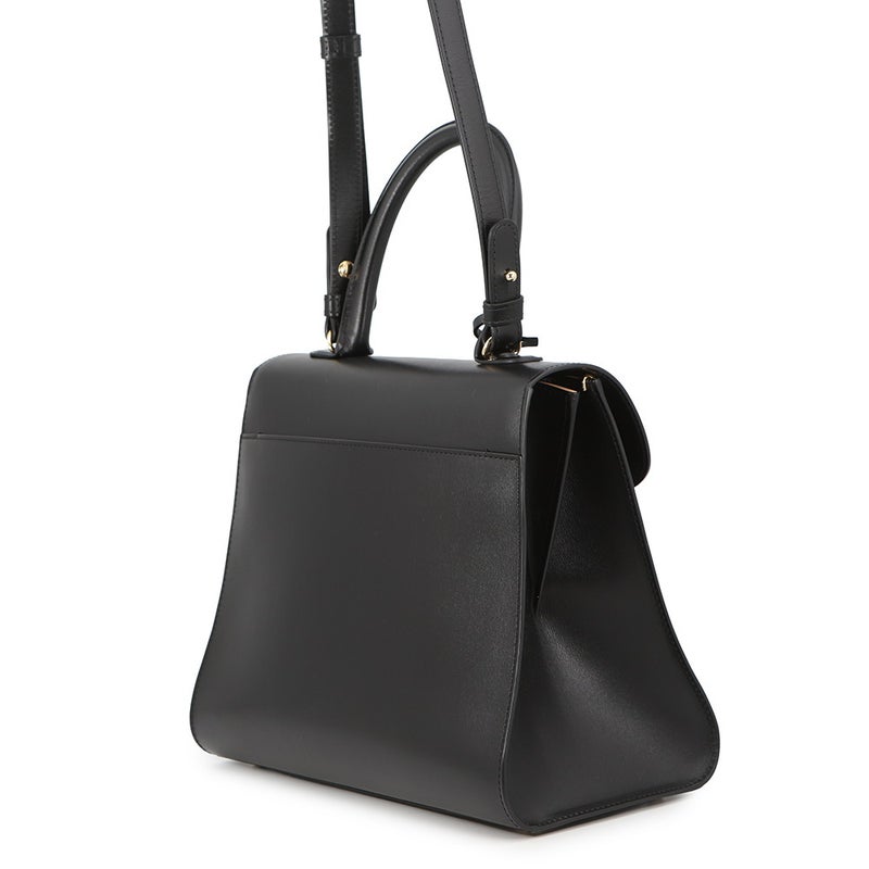 デルヴォー ハンドバッグ ブリヨンMM ボックスカーフ AA0483AAM099ZDO Delvaux 2wayショルダーバッグ 黒