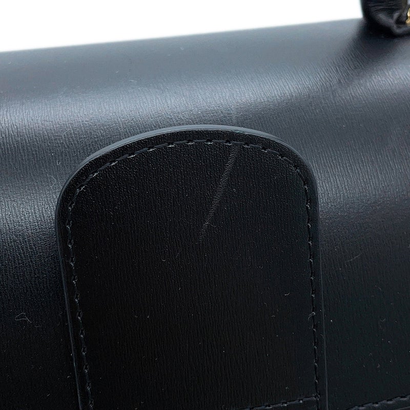 デルヴォー ハンドバッグ ブリヨンMM ボックスカーフ AA0483AAM099ZDO Delvaux 2wayショルダーバッグ 黒