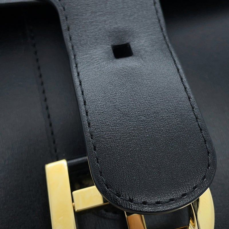 デルヴォー ハンドバッグ ブリヨンMM ボックスカーフ AA0483AAM099ZDO Delvaux 2wayショルダーバッグ 黒