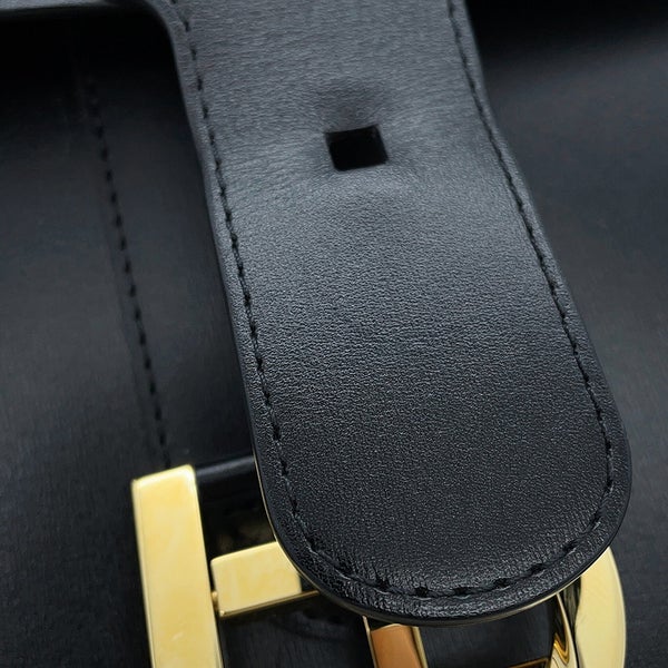 デルヴォー ハンドバッグ ブリヨンMM ボックスカーフ AA0483AAM099ZDO Delvaux 2wayショルダーバッグ 黒