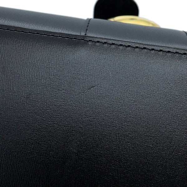 デルヴォー ハンドバッグ ブリヨンMM ボックスカーフ AA0483AAM099ZDO Delvaux 2wayショルダーバッグ 黒