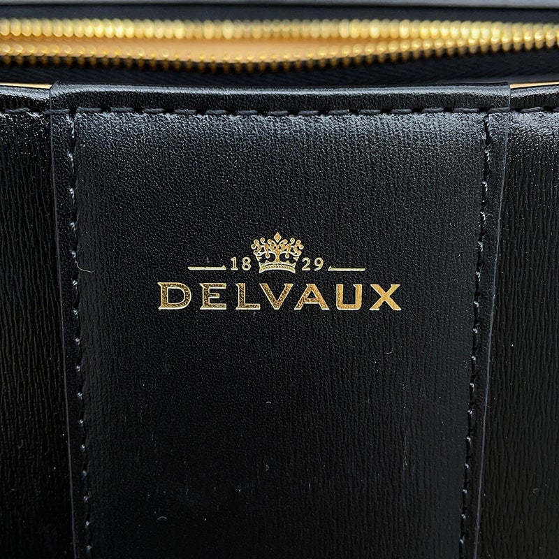 デルヴォー ハンドバッグ ブリヨンMM ボックスカーフ AA0483AAM099ZDO Delvaux 2wayショルダーバッグ 黒