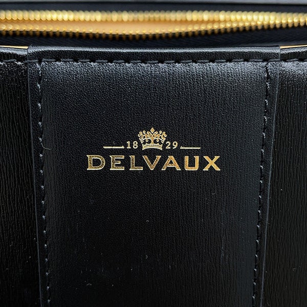 デルヴォー ハンドバッグ ブリヨンMM ボックスカーフ AA0483AAM099ZDO Delvaux 2wayショルダーバッグ 黒