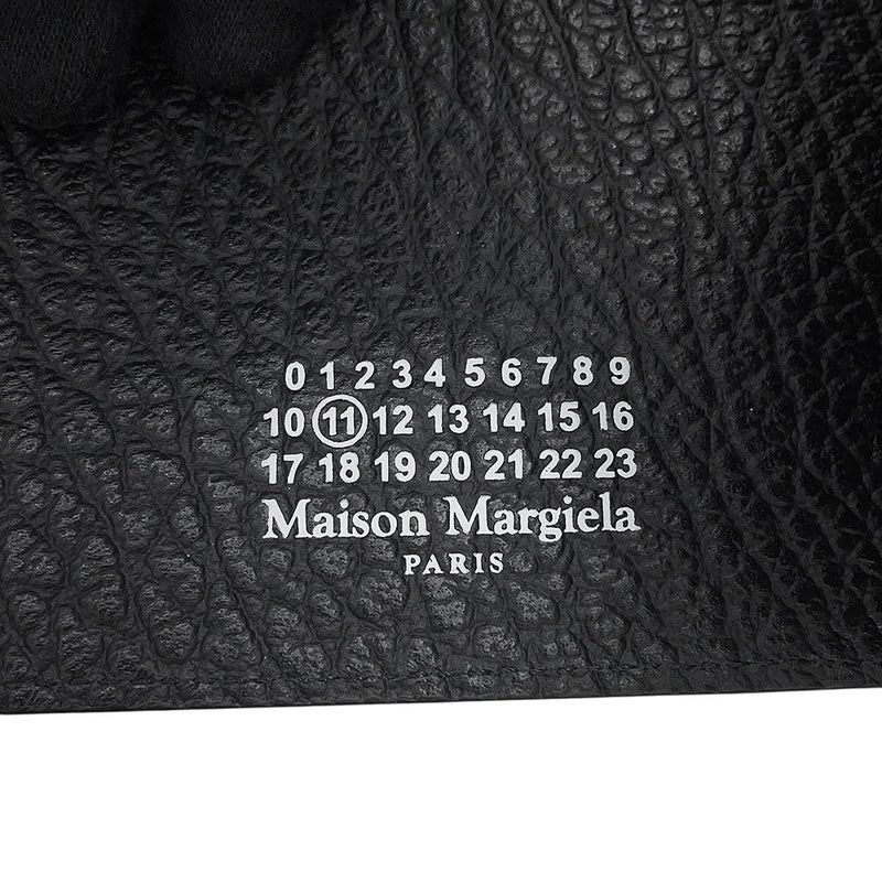 メゾンマルジェラ 二つ折り財布 4ステッチ マネークリップ カーフレザー SA1UI0022 Maison Margiela 黒