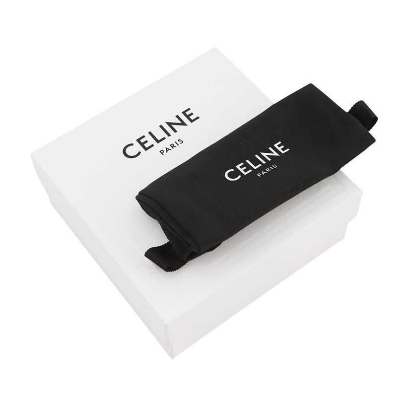 セリーヌ バッグチャーム トリオンフ ポンポン チャーム シアリング レザー 49J663 CELINE キーホルダー