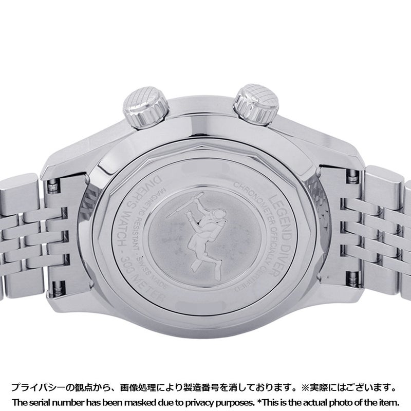ロンジン レジェンドダイバー L3.764.4.06.6 LONGINES 腕時計 グリーン文字盤