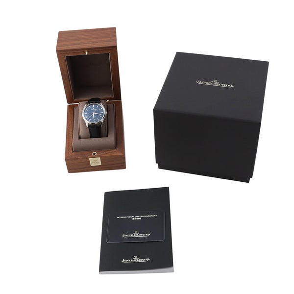 ジャガールクルト マスター ウルトラスリム デイト Q1238480 JAEGER-LECOULTRE ブルーグレー文字盤