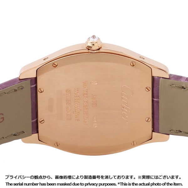 カルティエ トーチュ MM SS/K18PG ピンクーゴールド ダイヤベゼル WA501008 Cartier 腕時計 シルバー文字盤